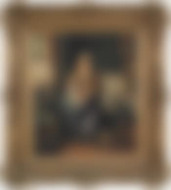 Interior scene of a mother and two children (preview)
