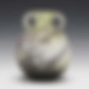 Butterfly And Lupinus Vase With Handles (preview)