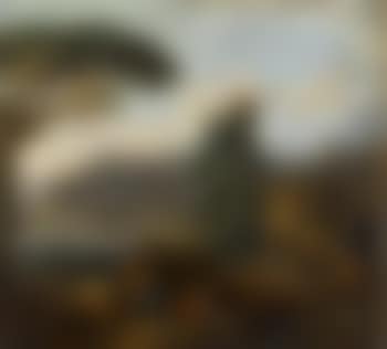 Lavandières at a stream, in a classical landscape with ruins (preview)