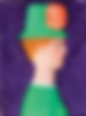 Donnina con cappello dell'800 (d'apres Seurat) (preview)
