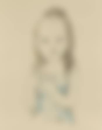 Jeune fille à la robe bleue (preview)