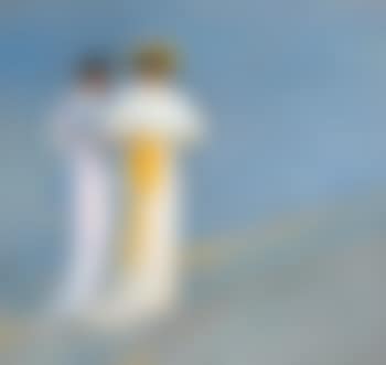 Anna Ancher And Marie Krøyer On The Beach At Skagen (preview)