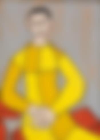 Un señor amarillo contra un fond gris (preview)
