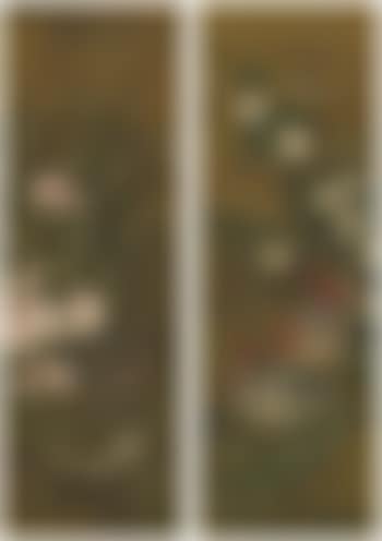 Mandarin Ducks and Flowers (preview)