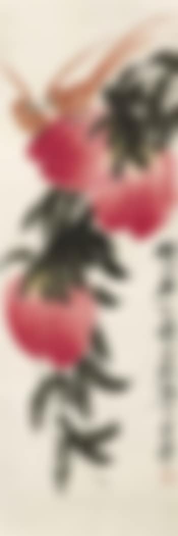Pair of Birds on Ripening Peaches (preview)