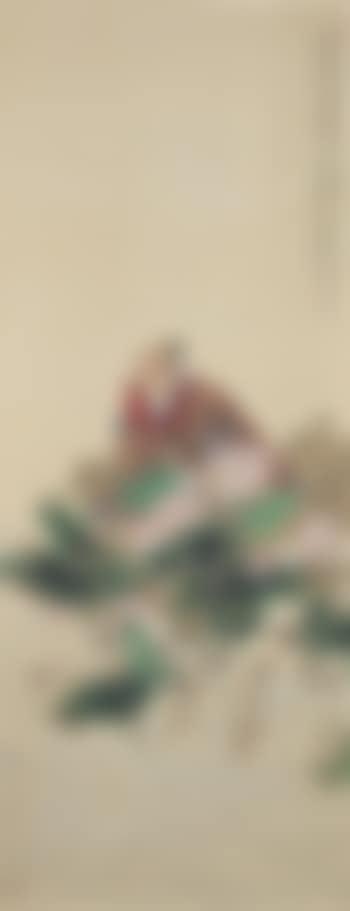 Scholar Admiring the Red Lotus (preview)