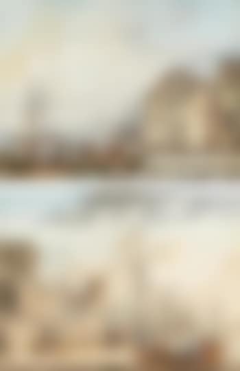 Zwei Gouachen. a.) Blick auf den Hafen von Rouen. b.) Blick auf den Hafen von Lillebonne (preview)