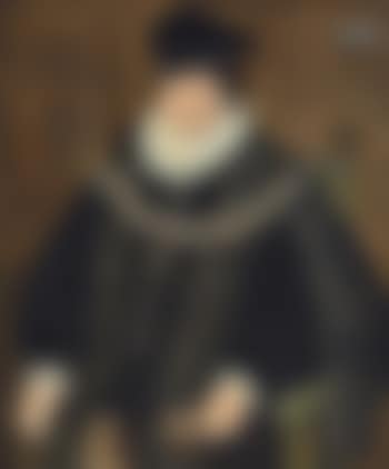 Portrait of Edward Fiennes de Clinton, 1st Earl of Lincoln (1512-1585), half-length, in a black embroidered fur-lined coat, wearing the chain of the Order of the Garter bearing the pendant of the Greater Saint George (preview)