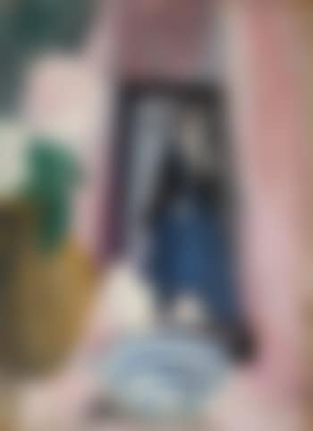 Nature Morte Sur Une Table: Bouquet, Coupe Et Petit Portrait (preview)