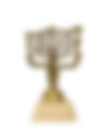 A gilt bronze sculpture of a Menorah (preview)