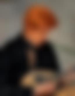 Portrait of the journalist Steen Drewsen playing mandolin (preview)