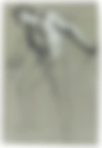 Standing Male Nude Facing Left, Holding a Staff (preview)