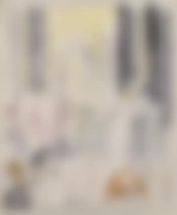Fashion study of a crowd of figures (preview)
