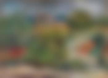 Landscape with houses (preview)