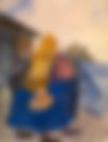 Peasant woman with a kerchief (preview)