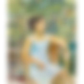 Frau in der Gartenlaube (preview)