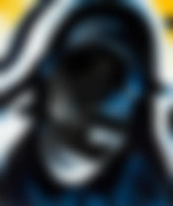 Homme au casque sur fond jaune (preview)