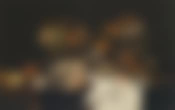 A banquet with fruit, oysters and overthrown luxurious vessels (preview)