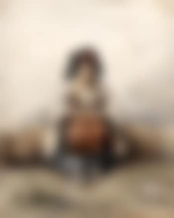 Dalmantine, portrait of a seated peasant woman (preview)