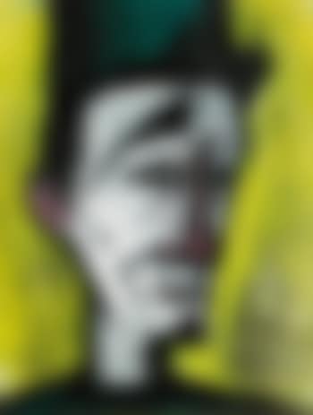 Clown Au Chapeau Vert Sur Fond Jaune (preview)
