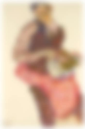 Liebespaar (Selbstdarstellung Mit Wally) (Lovers - Self-portrait With Wally) (preview)