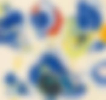 Blue With Red, Yellow And Orange (preview)