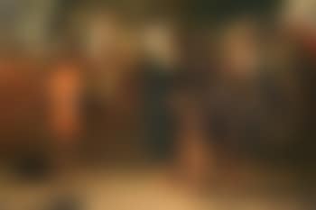 Biblical scene of departure in the desert (preview)