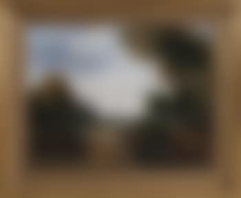 Landscape with footbridge and figures fishing (preview)