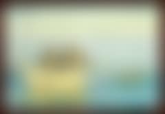 Fishermen in a rowing boat at sea, in front fisherman and rescuer Ole Svendsen (preview)