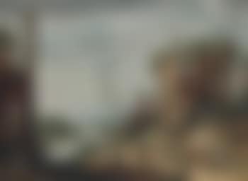 A river landscape with classical ruins, shepherds and shepherdesses and their flock (preview)