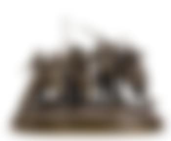 A Monumental Russian Bronze Group: Arabic Horse Games (preview)