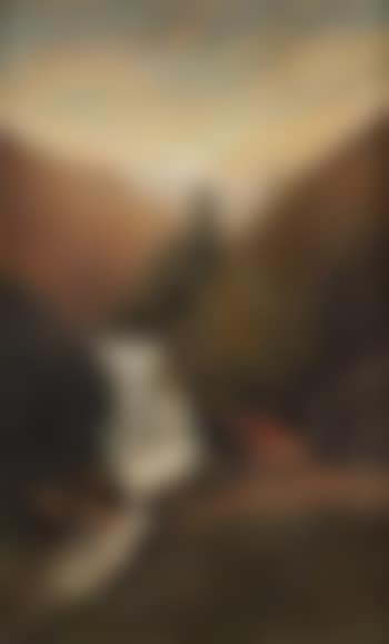 Indian rider near a waterfall (preview)