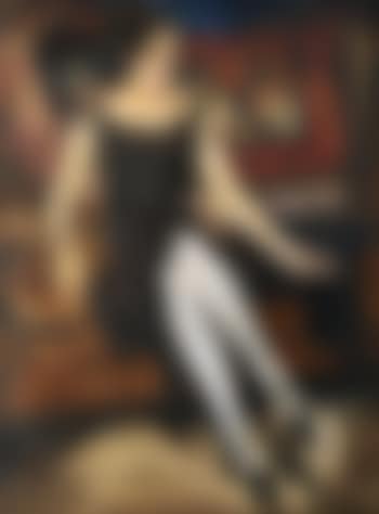 Elegante Dame in Schwarz (preview)