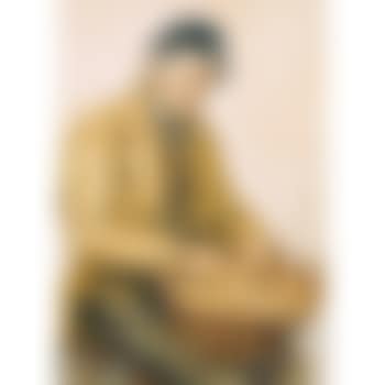 Alter Bauer mit Bohnenkorb. (preview)