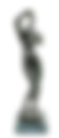Woman combing her hair (preview)
