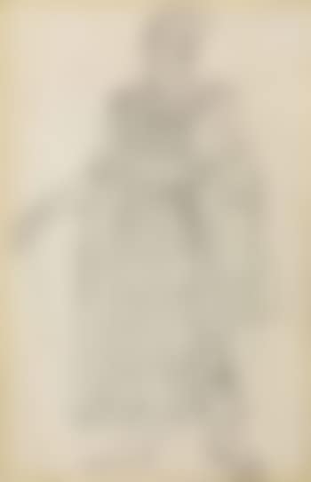 Costume design for 'The Tale of Tsar Saltan': A merchant (preview)