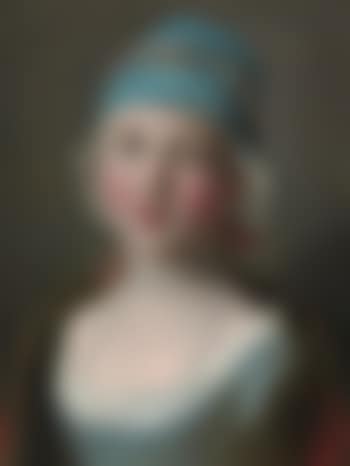 Portrait Of a Russian Girl In a Blue Dress And Headdress (preview)