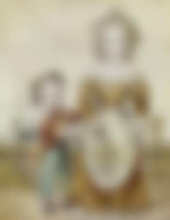 Les deux Enfants Portant le Pain et le Lait (Two Children Carrying Bread and Milk) (preview)