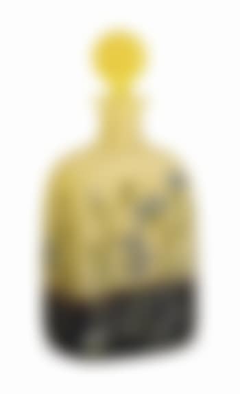 A French Etched And Enamel Cameo Glass Scent Bottle And A Stopper (preview)