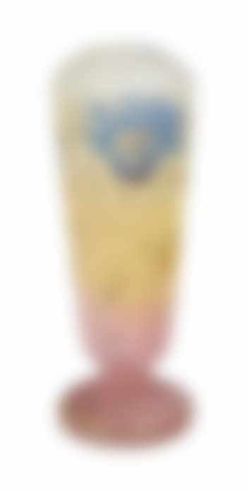 A Small French Etched And Enameled Glass Bud Vase (preview)