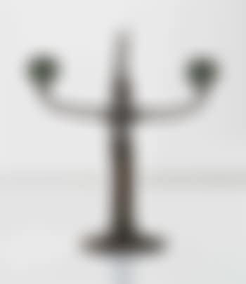 A Two-Arm Candlestick With Snuffer (preview)