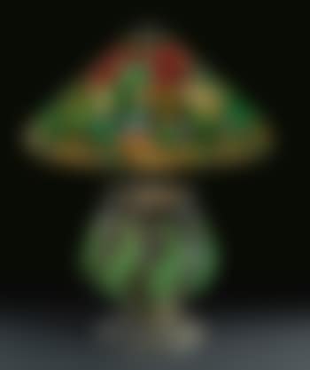 A Rare 'Geranium' Table Lamp (preview)