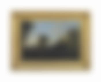 An extensive wooded river landscape, with travellers on the bank and horsemen beyond (preview)