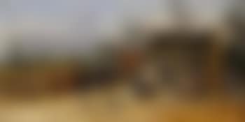 Cabin Scene With Haystacks By The Rice Fields (preview)