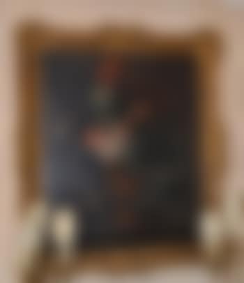 Still life of carnations and other flowers in a stone urn (preview)