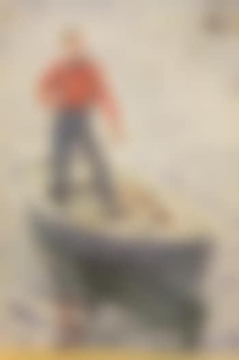 A boy standing in a rowing boat (preview)