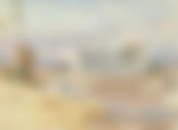 Bedouin tribesmen before a mosque (preview)