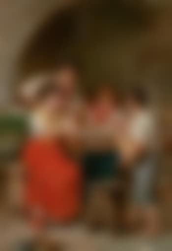 Neapolitanische Familie beim Spiel (preview)