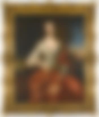 Portrait Of Lady Lucy Ridgeway, Countess Of Donegal (D. 1732), A Castle Beyond (preview)