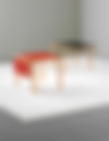 Pair of rare extendable 'L-leg' tables (preview)